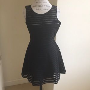 Parker black sleeveless dress